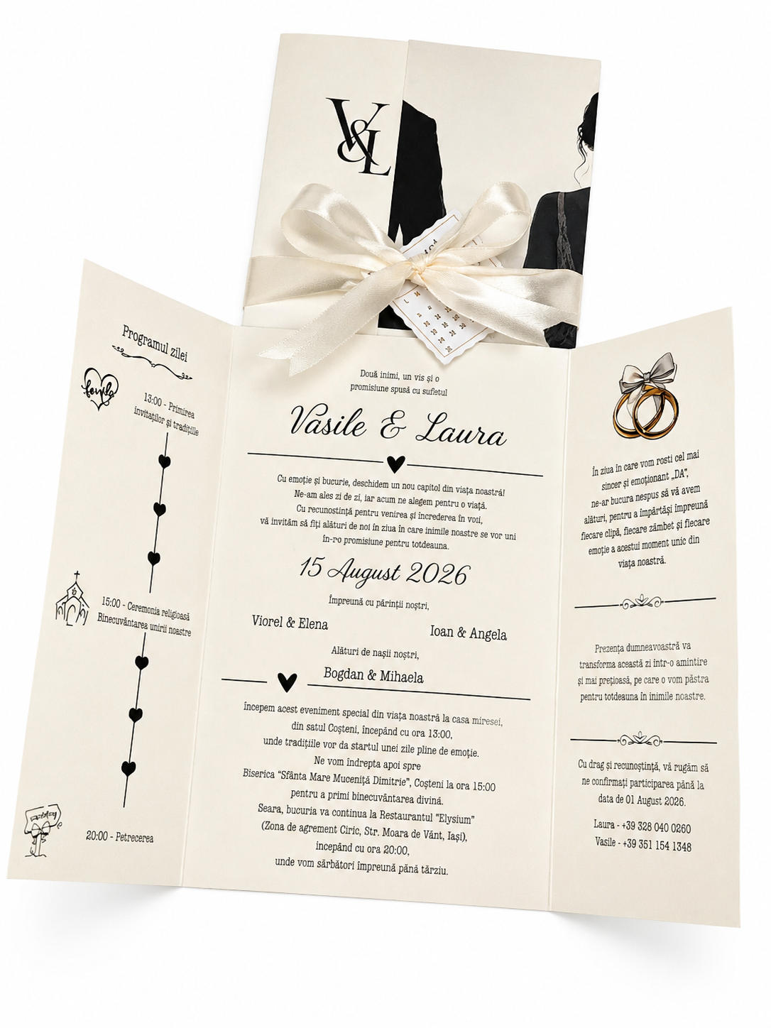 Elegance black & ivory