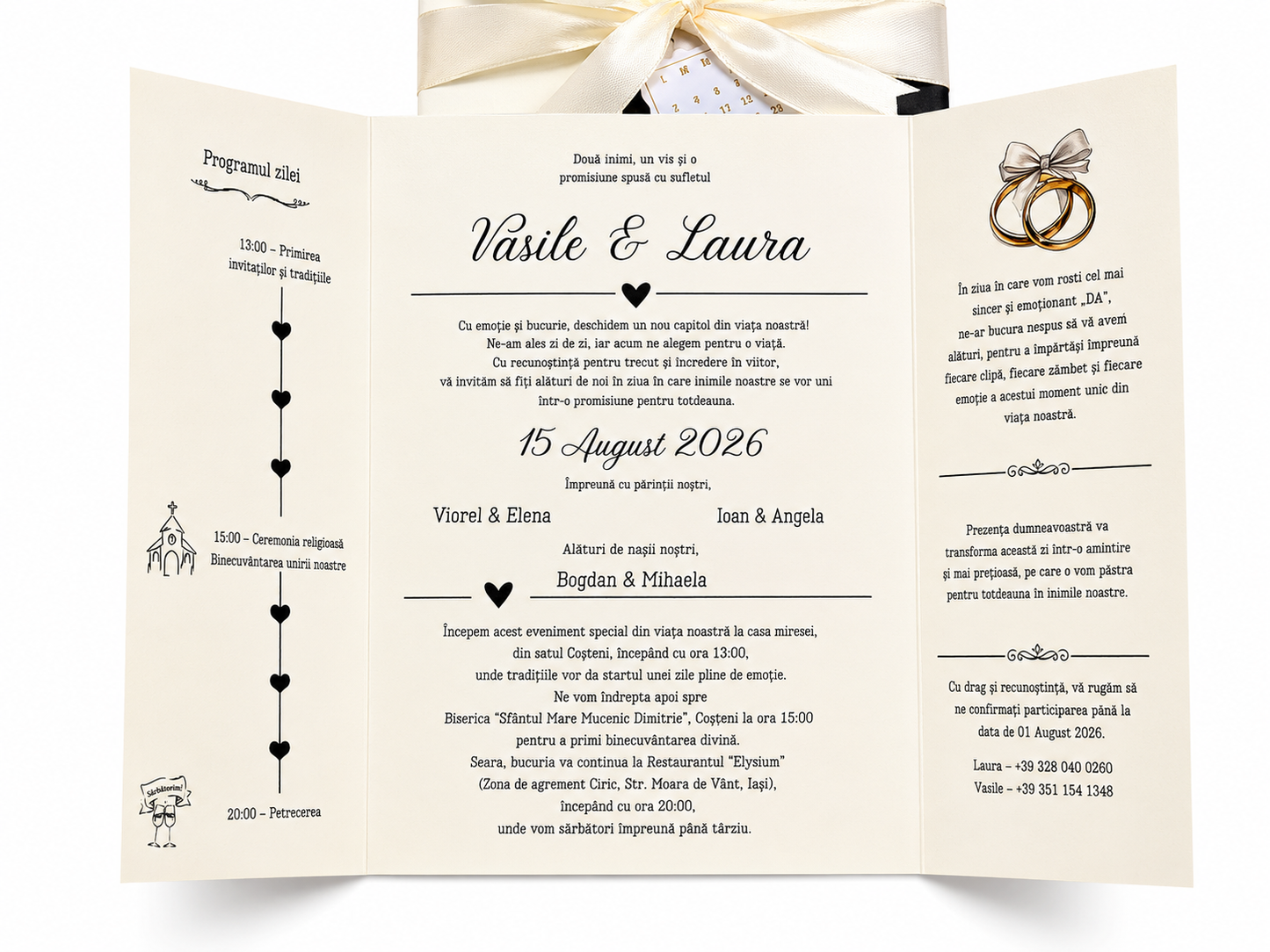 Elegance black & ivory